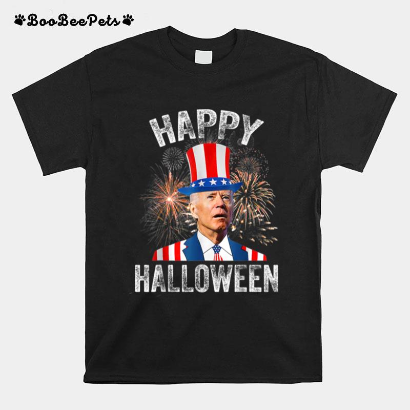 Halloween Funny Happy 4Th Of July Anti Joe Biden T B0B51Dcj2T T-Shirt