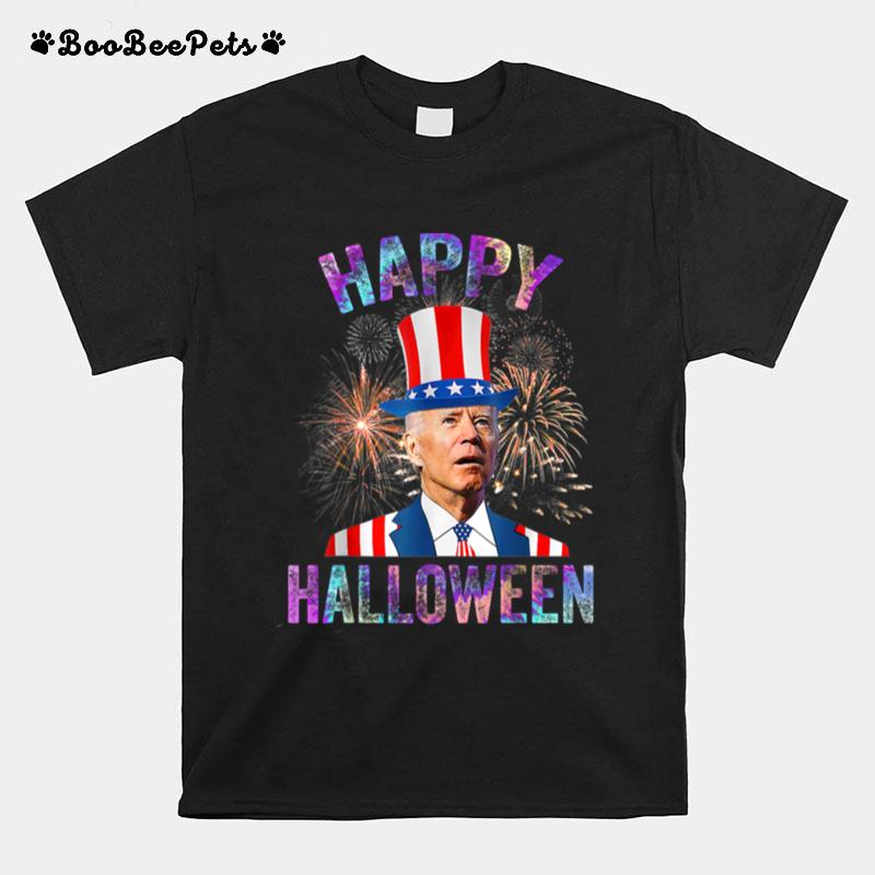 Halloween Funny Happy 4Th Of July Anti Joe Biden Tie Dye T B0B51Gmv6R T-Shirt