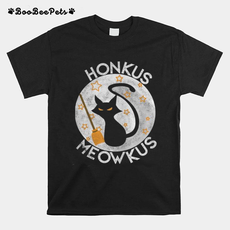 Halloween Funny Honkus Meowkus Cat T-Shirt