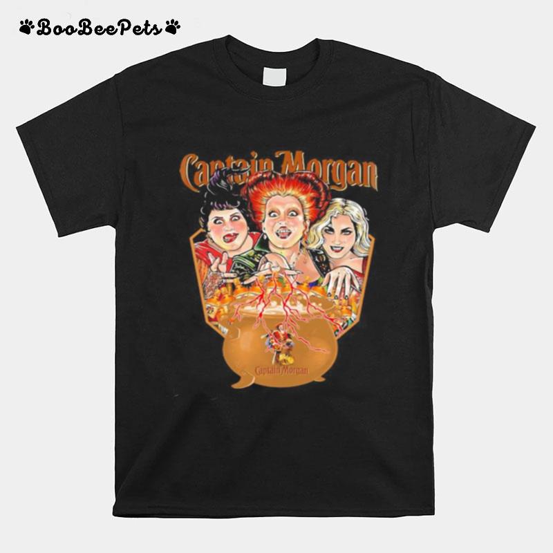 Halloween Hocus Pocus Witch Captain Morgan T-Shirt