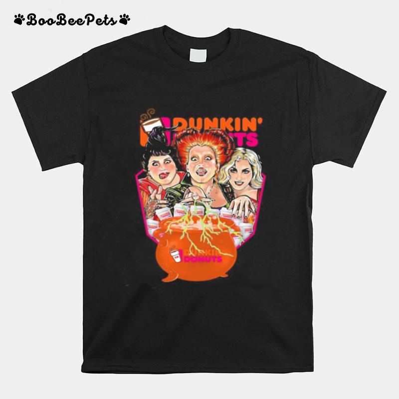 Halloween Hocus Pocus Witch Dunkin Donuts T-Shirt