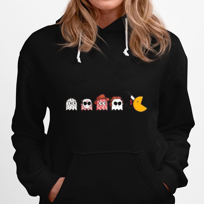 Halloween Horror Characters Chibi Game Hoodie