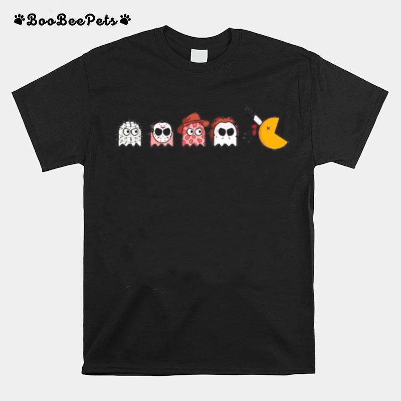 Halloween Horror Characters Chibi Game T-Shirt