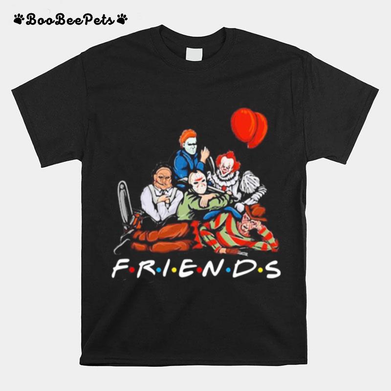 Halloween Horror Characters Friends T-Shirt