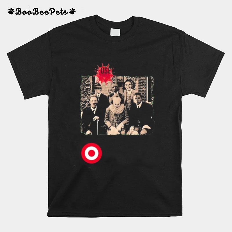 Halloween Horror Characters Use Target T-Shirt