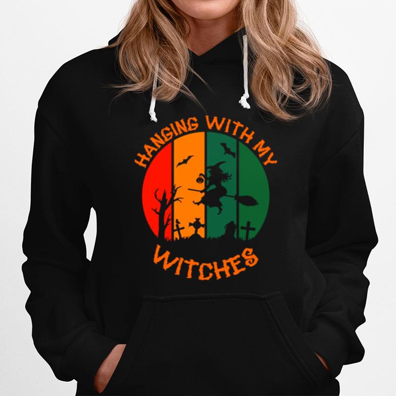 Halloween Horror Nights Vintage Witch And Cemetery Hoodie