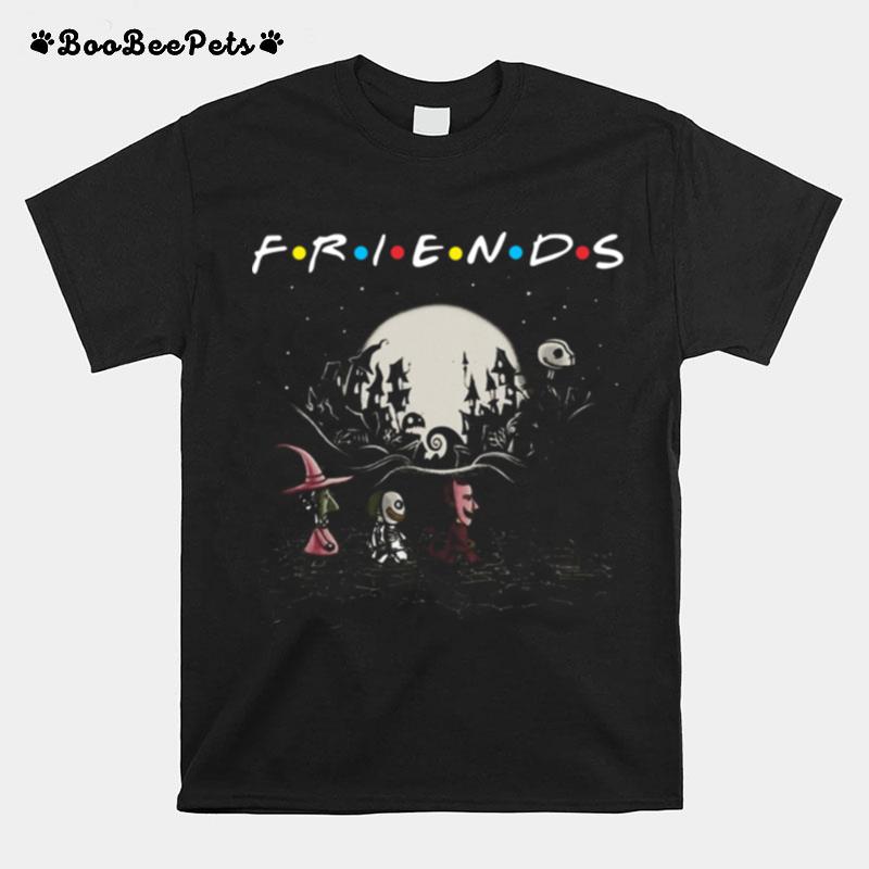 Halloween Jack Skellington And Friends Crossing Road T-Shirt