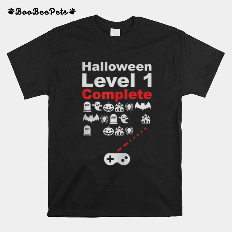 Halloween Level 1 Complete Video Gaming Spooky Scary T-Shirt