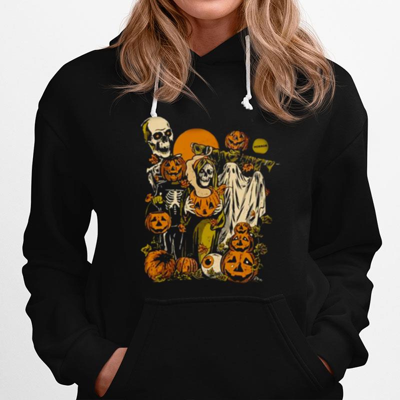 Halloween Lil Boo Horror Nights Vintage Design Horror Nights Hoodie
