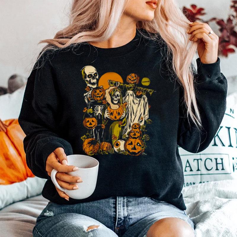 Halloween Lil Boo Horror Nights Vintage Design Horror Nights Sweater