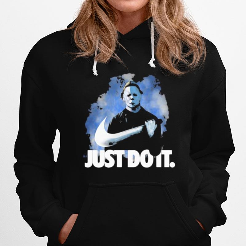 Halloween Michael Myers Nike Just Do It Hoodie