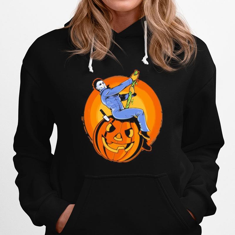 Halloween Michael Myers Pumpkins Hoodie