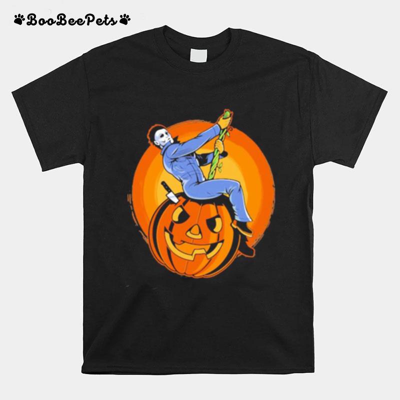 Halloween Michael Myers Pumpkins T-Shirt