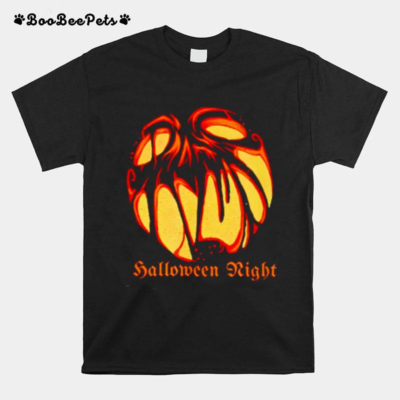 Halloween Nignt Scary Pumpkin T-Shirt