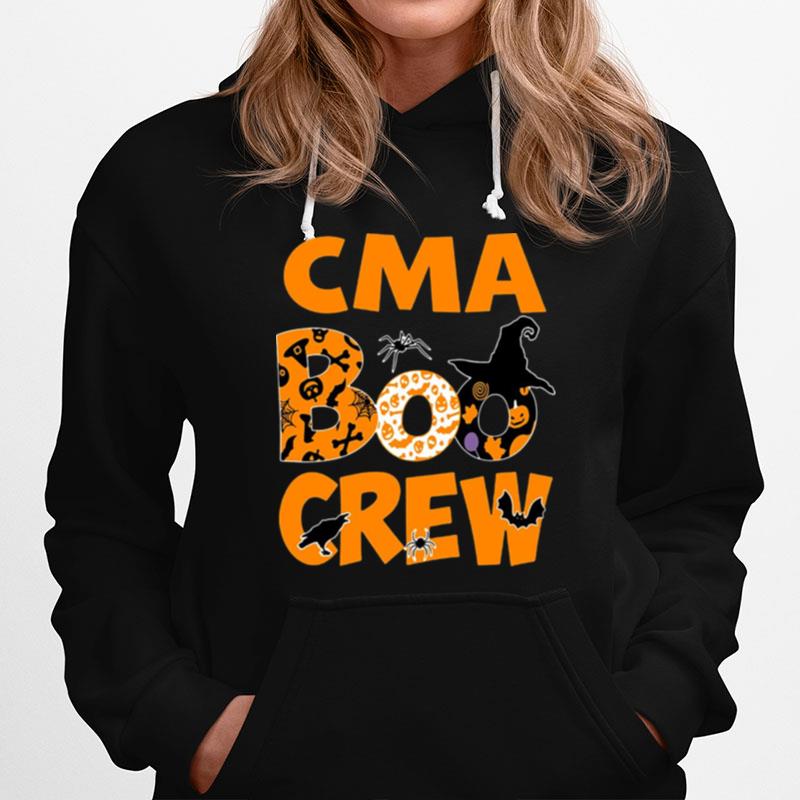 Halloween Nurse Cma Boo Crew Witch Hoodie