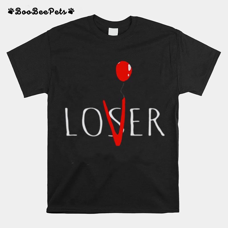 Halloween Pennywise Loser Lover It T-Shirt