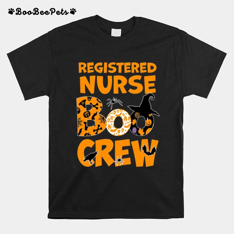 Halloween Registered Nurse Boo Crew T-Shirt