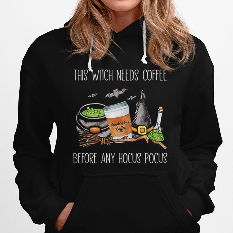 Halloween Sendorsons Coffee This Witch Needs Insulin Before Any Hocus Pocus Hoodie