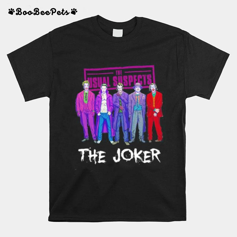 Halloween The Usual Suspects The Joker Characters T-Shirt