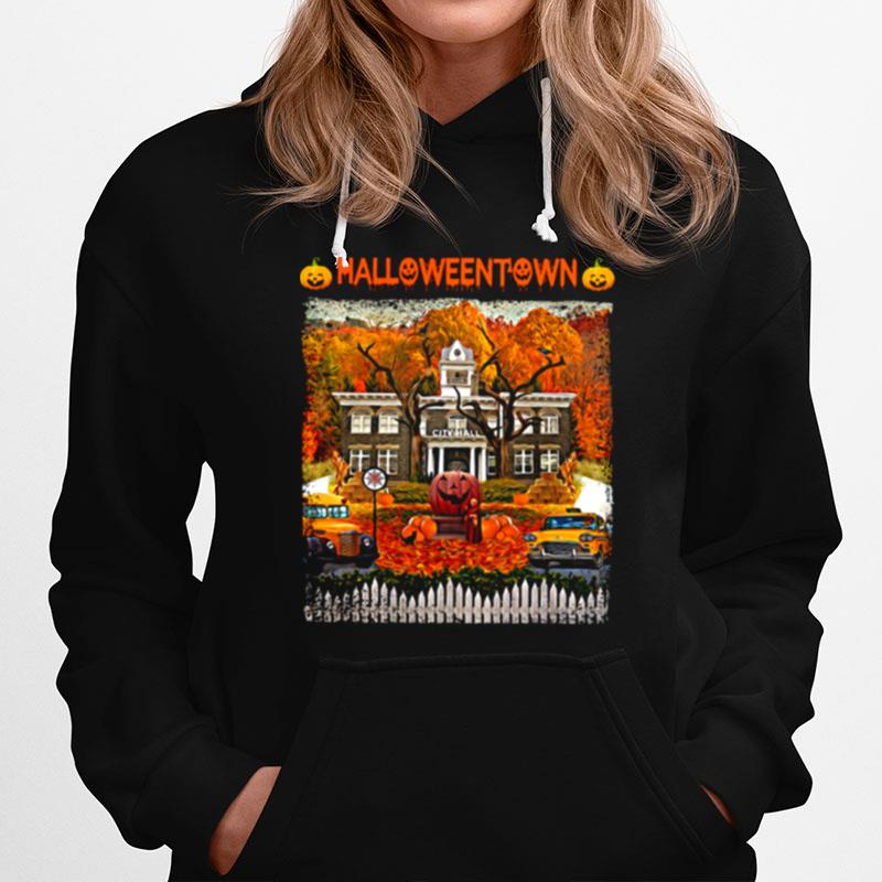 Halloween Town And Chill Pumpkin Hoodie Town 1998 Halloween Hoodie