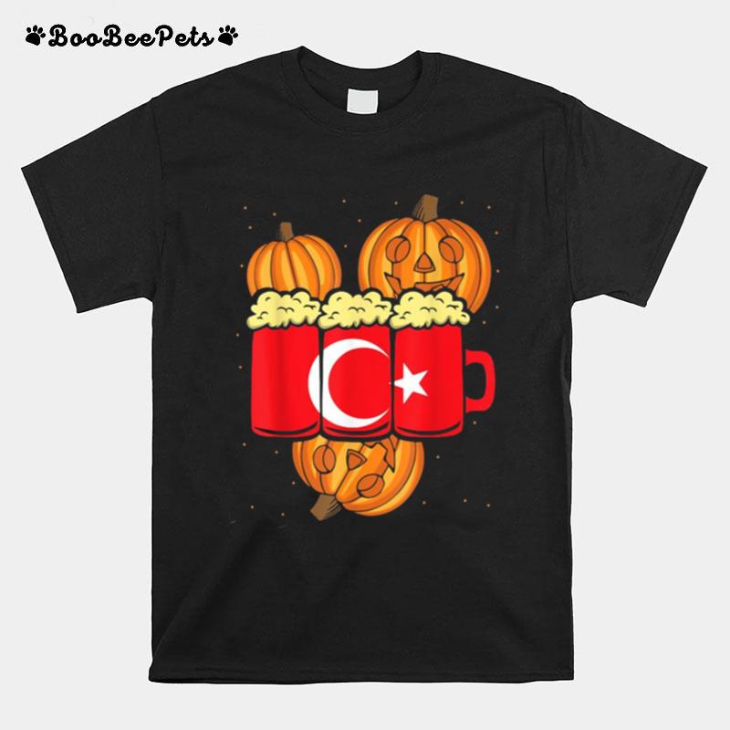 Halloween Turkey Beer Design For A Halloween T-Shirt