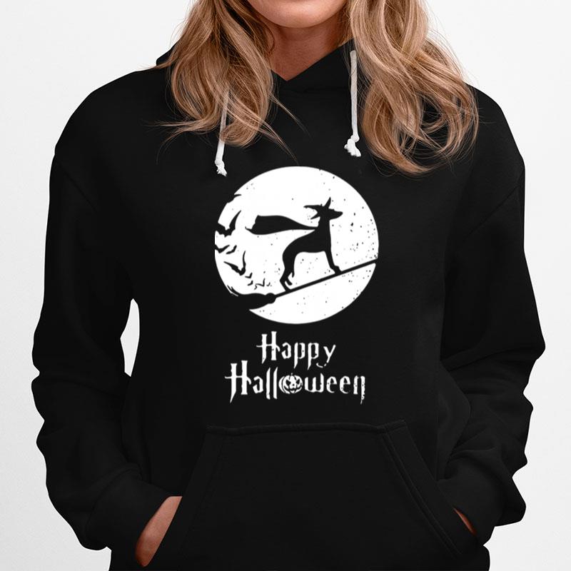 Halloween Witch Whippet Dog Lover Hoodie