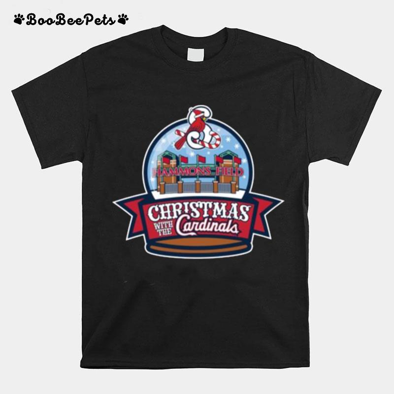 Hammons Field Christmas With The Cardinals T-Shirt