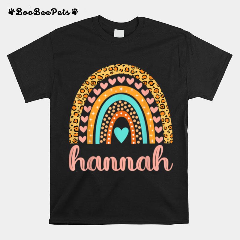 Hannah T Hannah Name Birthday Gift T B09Zdx5Ncn T-Shirt