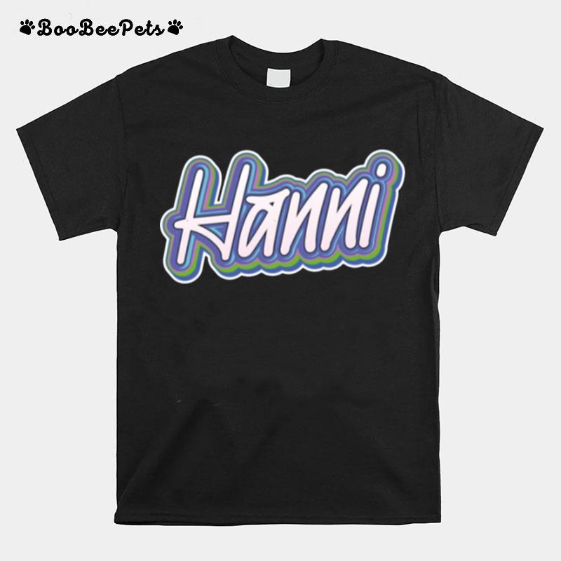 Hanni Name Text Newjeans T-Shirt