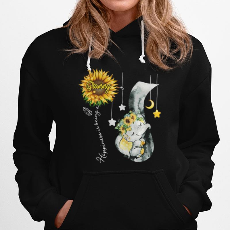 Happiness Is Being A Granny Elephant Mother%E2%80%99S Day Hoodie