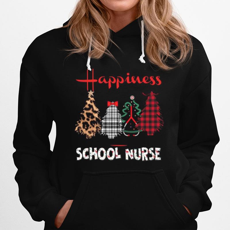 Happiness Is Being A School Nurse Christmas Hoodie