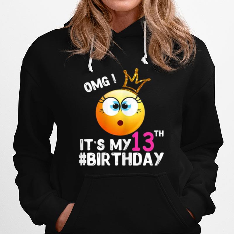 Happy Birthday Girls 13Th Party 13 Years Old Bday Hoodie