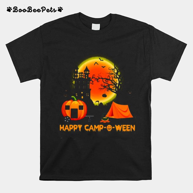 Happy Camp O Ween Halloween Pumpkin Moon T-Shirt