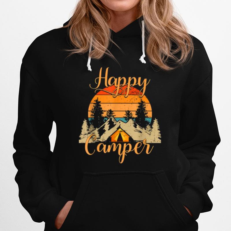 Happy Camper Vintage Hoodie