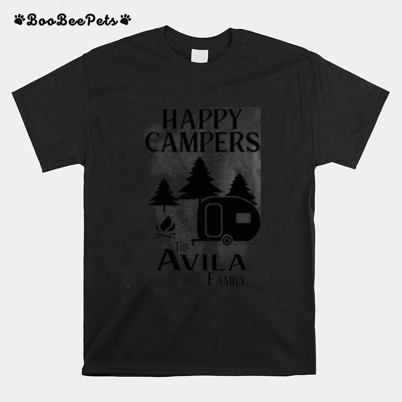 Happy Campers The Avila Family T-Shirt