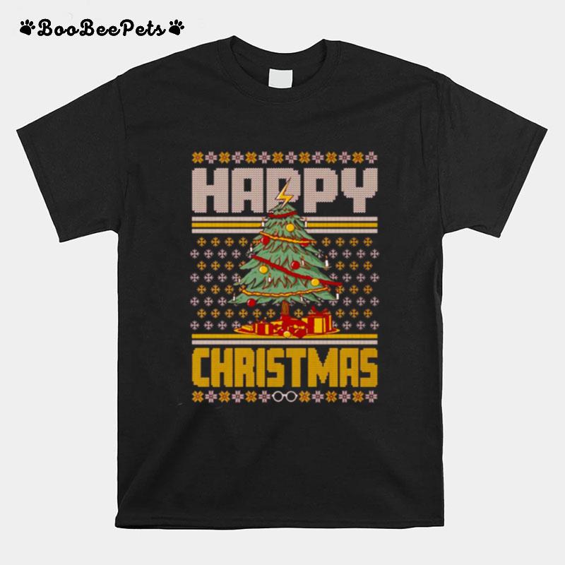 Happy Christmas Tree Light Ugly Christmas 2022 T-Shirt