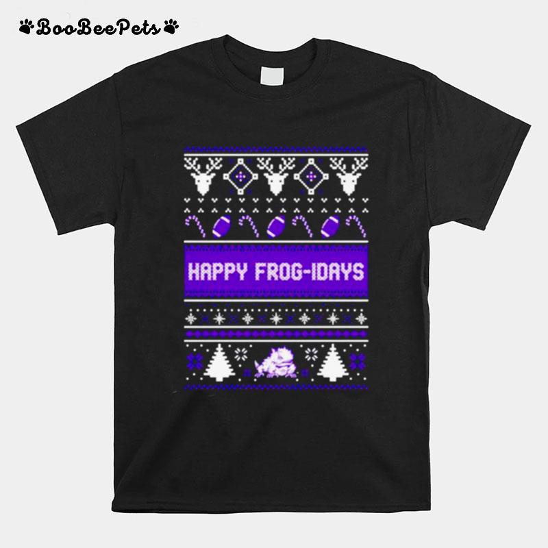 Happy Frog Idays 2022 Ugly Christmas T-Shirt