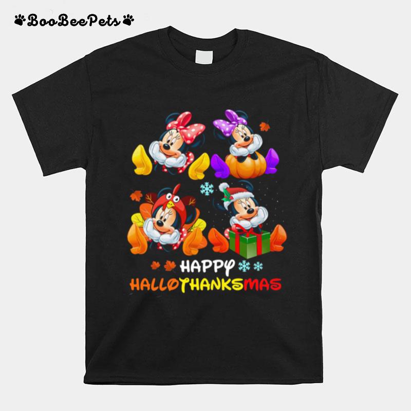 Happy Hallothanksmas Christmas T-Shirt