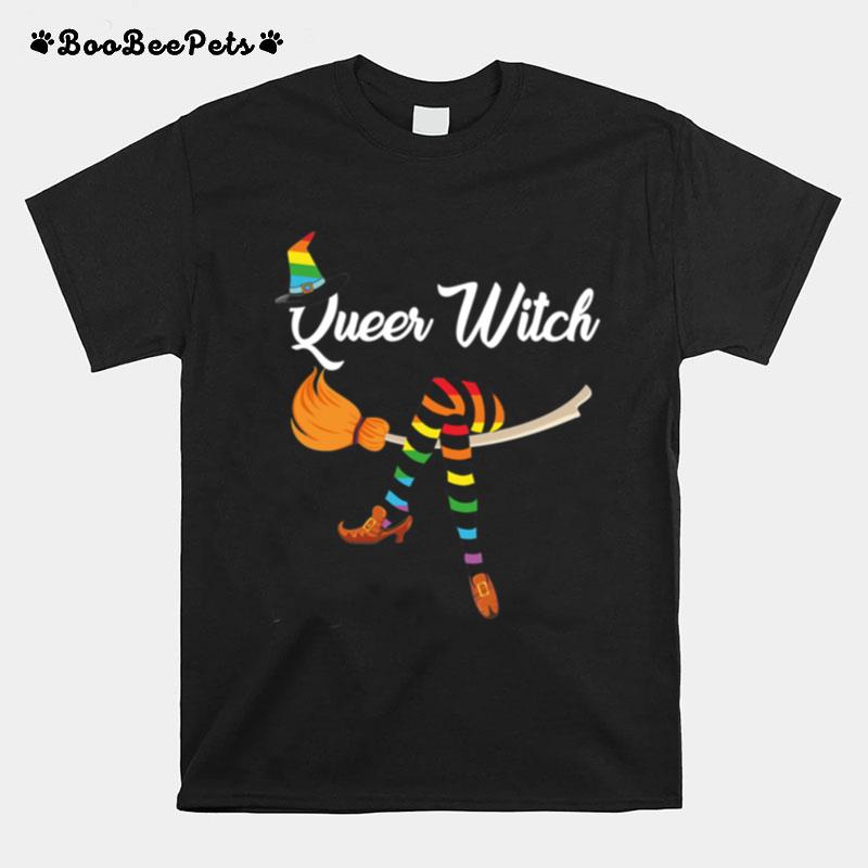 Happy Halloween Day Lgbt Queer Witch T-Shirt