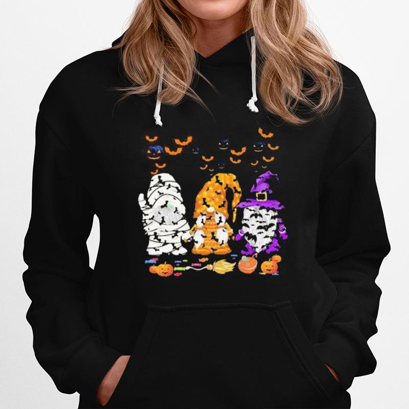 Happy Halloween Gnomes Witch Pumpkins Hoodie