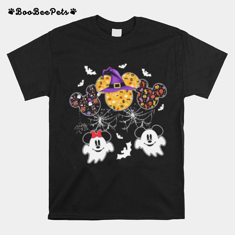 Happy Halloween Mickey Mouse Ghost T-Shirt