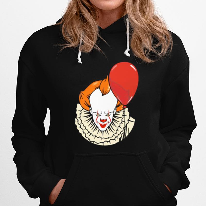 Happy Halloween Pennywise Holding Balloon Hoodie