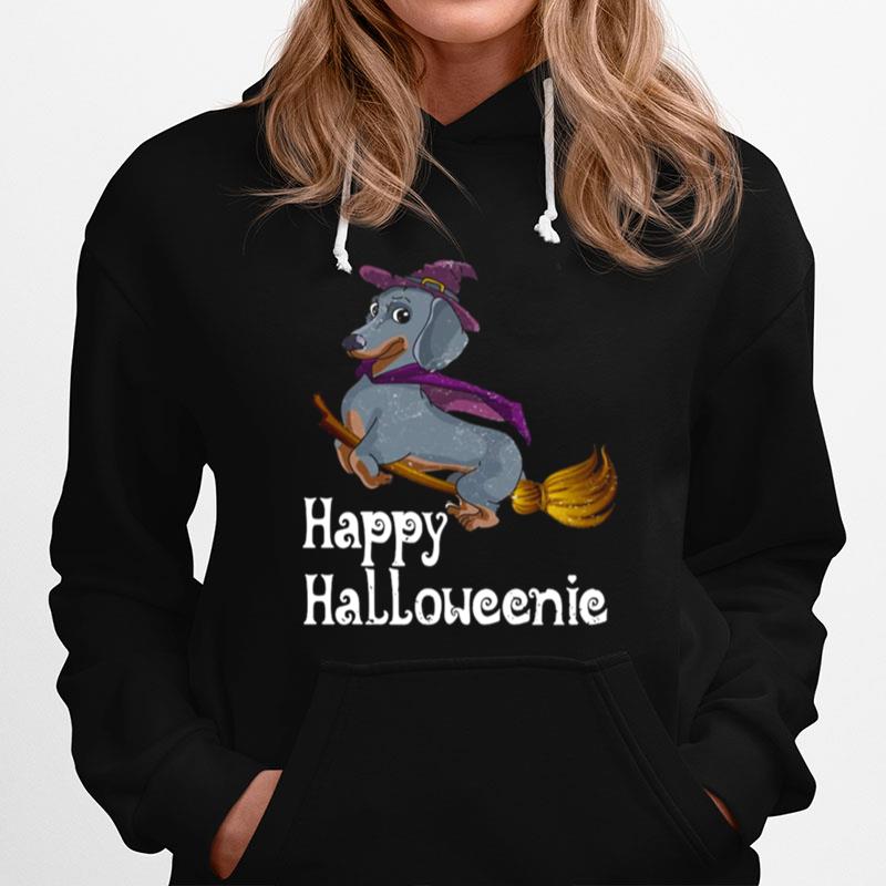 Happy Halloweenie Dachshund Halloween Hoodie