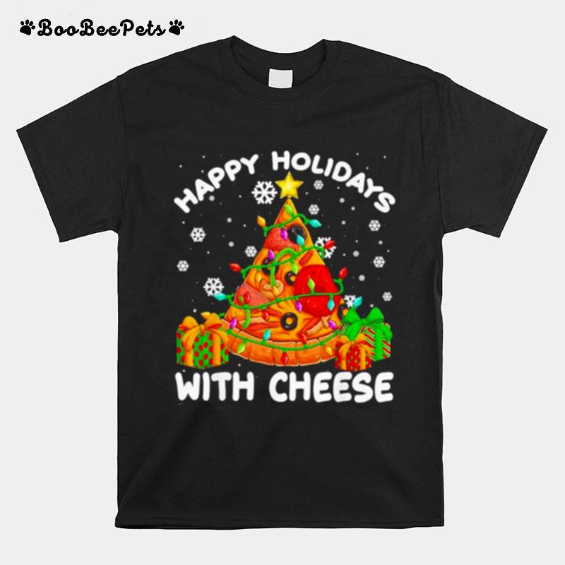 Happy Holidays With Cheese Xmas T-Shirt