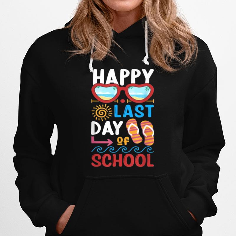 Happy Last Day Of School Summer Sunglasses Hoodie