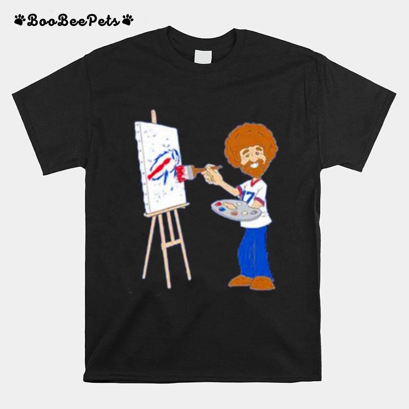 Happy Little Touchdowns Drawing Mafia Buffalo Bills T-Shirt