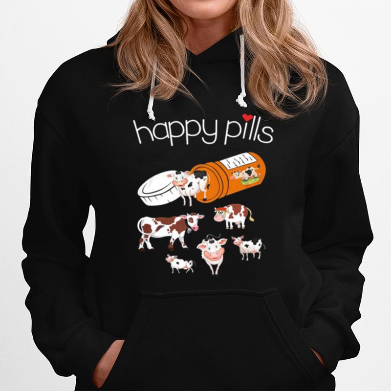 Happy Pills Cow Hoodie