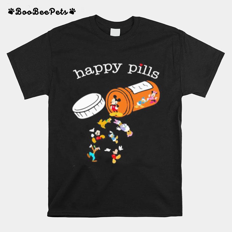 Happy Pills Mickey Mouse And Friends T-Shirt