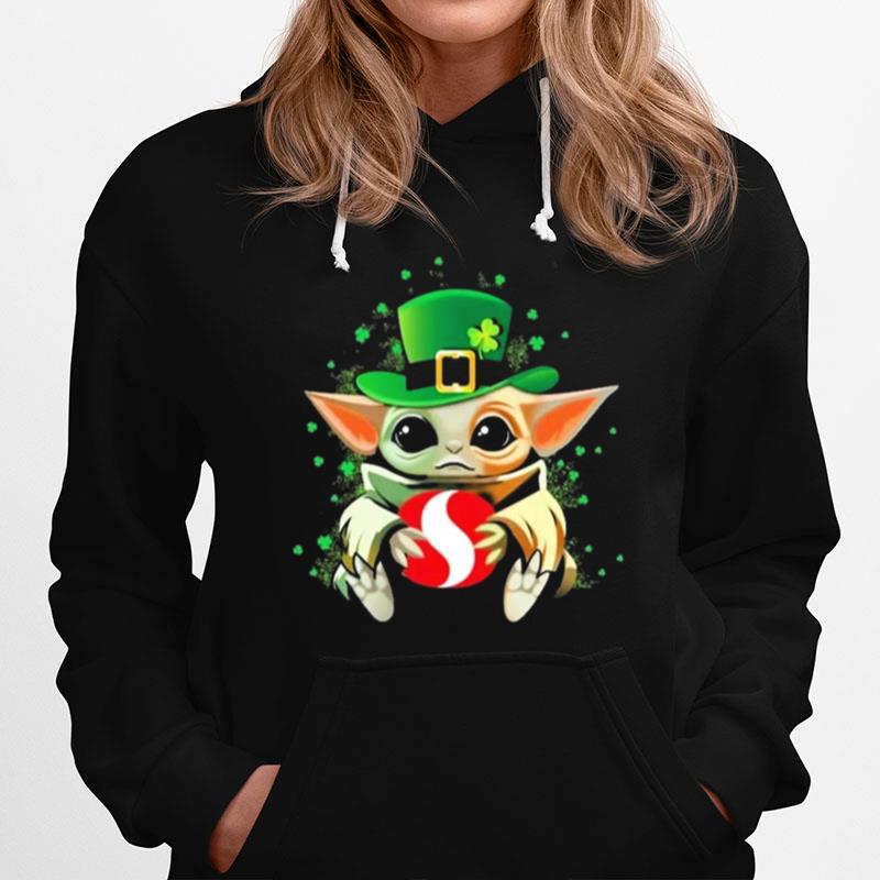 Happy St Patricks Day Baby Yoda Hug Safeway Hoodie