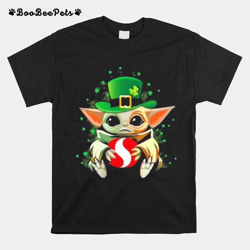 Happy St Patricks Day Baby Yoda Hug Safeway T-Shirt